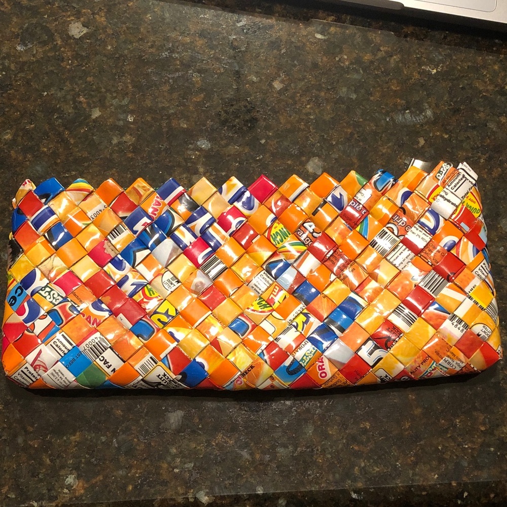 Woven clutch